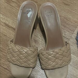 Braided Tan Women's Heels